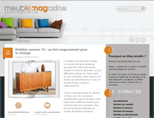 Tablet Screenshot of meuble-magazine.com